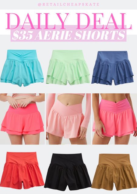 $35 Aerie athletic shorts!

#LTKfindsunder50 #LTKfitness #LTKsalealert