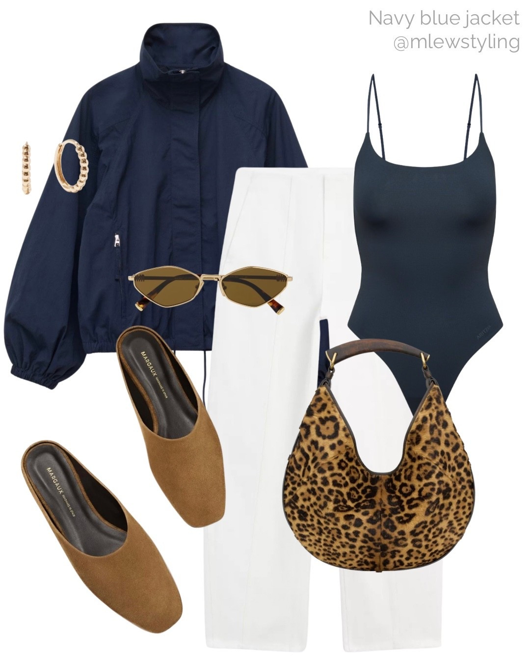 Navy blue & leopard 🐆

Tags: spring outfit, navy jacket, barrel leg pants, white denim jeans, aritzia bodysuit, Margaux nyc mules, ysl leopard bag, Miu Miu sunglasses, capsule wardrobe 

#LTKWorkwear #LTKMothersDay #LTKootd