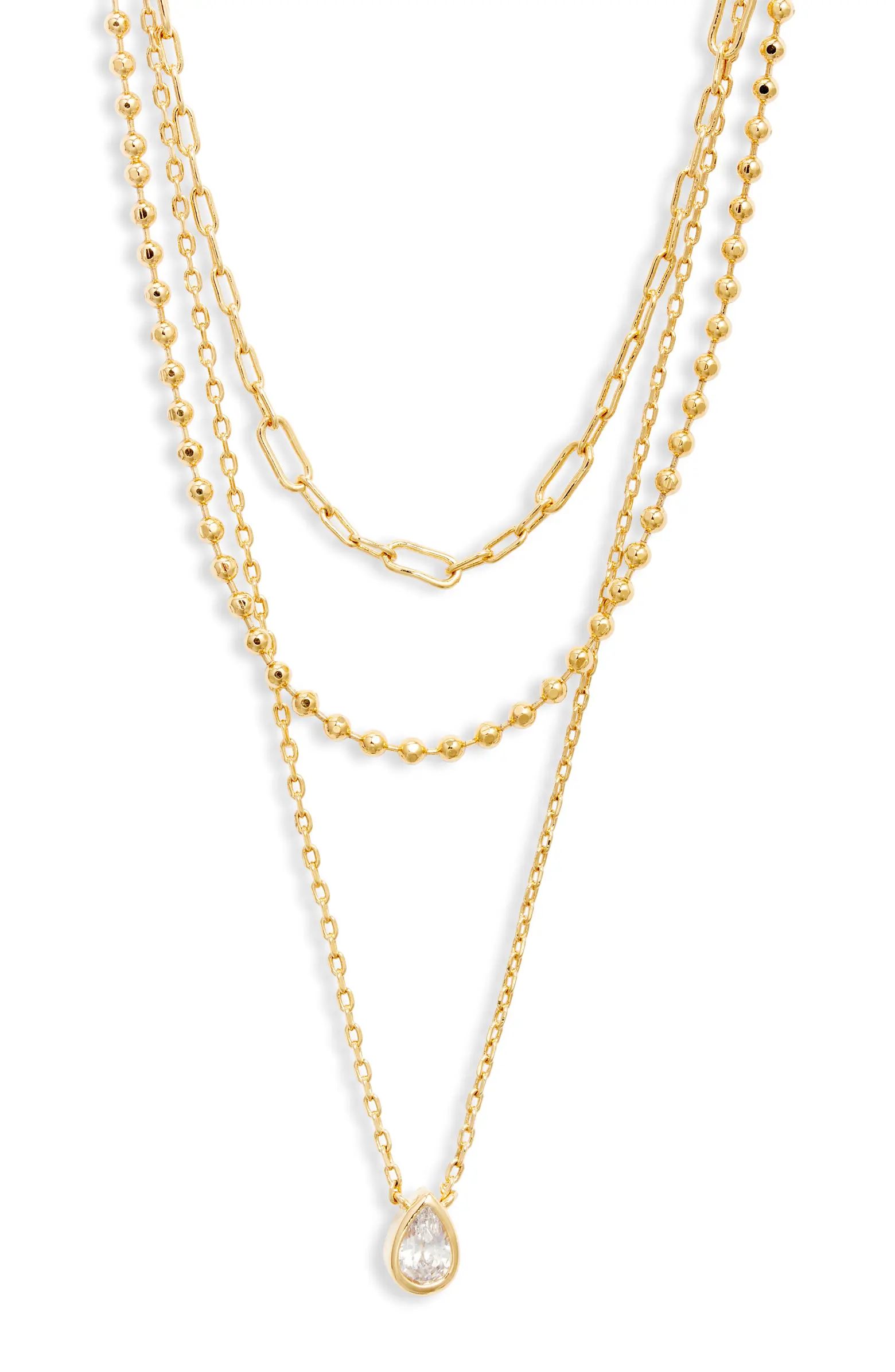 Demi Fine Dainty Layered Pendant Necklace | Nordstrom