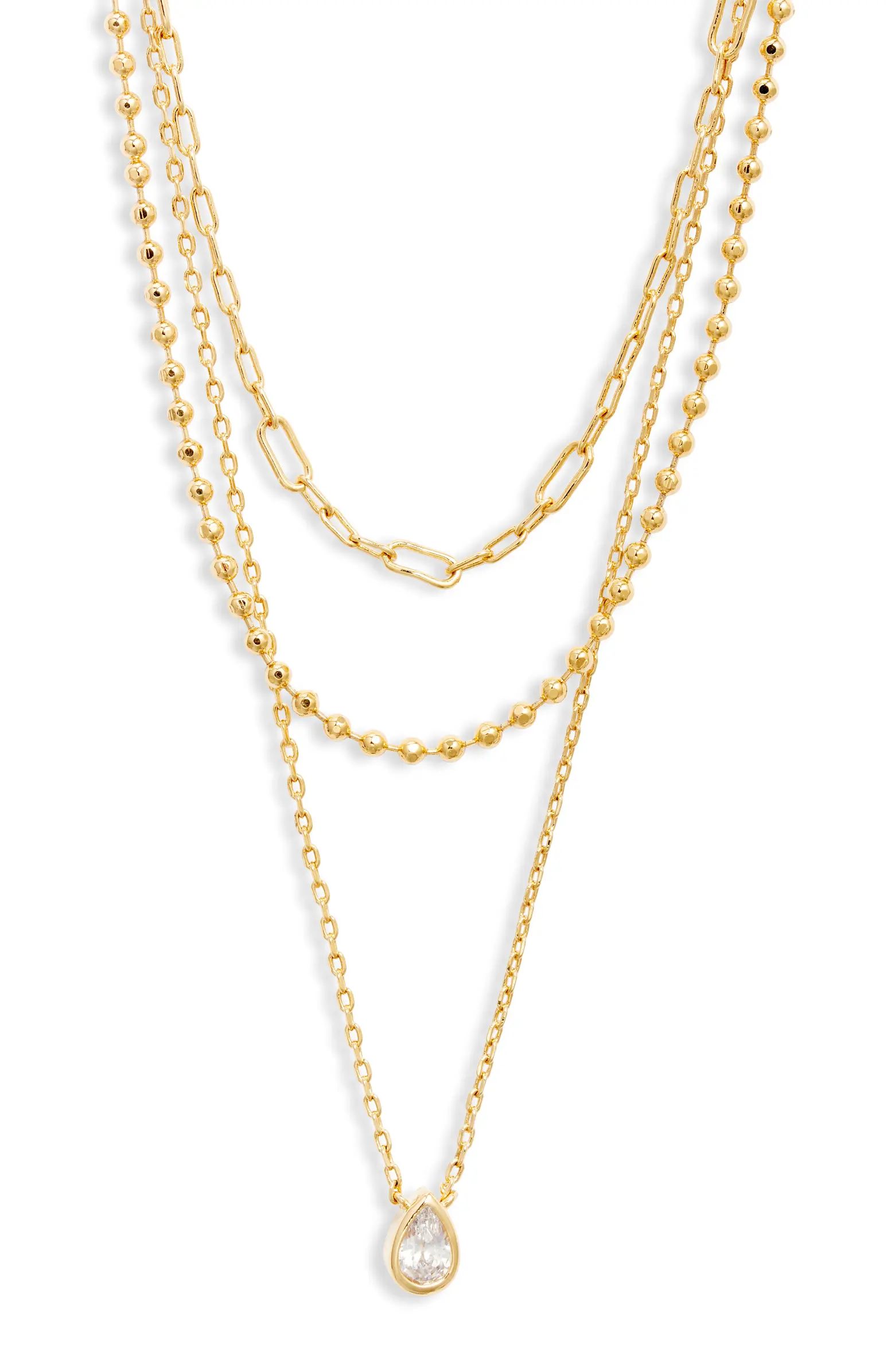 Nordstrom Demi Fine Dainty Layered Pendant Necklace | Nordstrom | Nordstrom