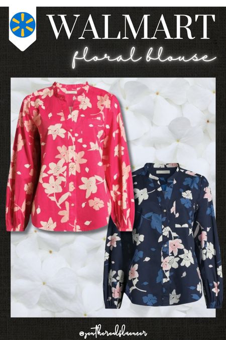 Walmart, floral blouse, top, workwear, affordable style, Walmart fashion 

#LTKfindsunder50 #LTKSeasonal #LTKfindsunder100