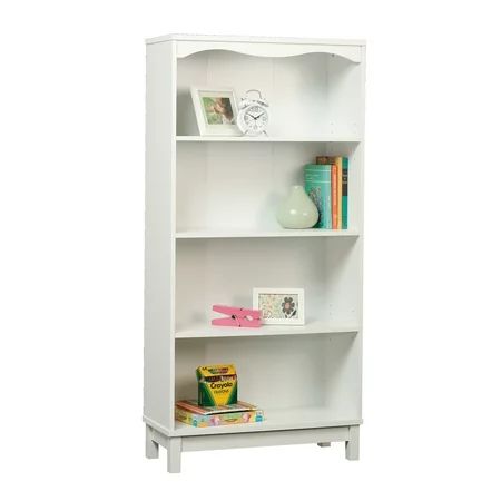 Sauder Storybook 4-Shelf Bookcase, Soft White Finish | Walmart (US)