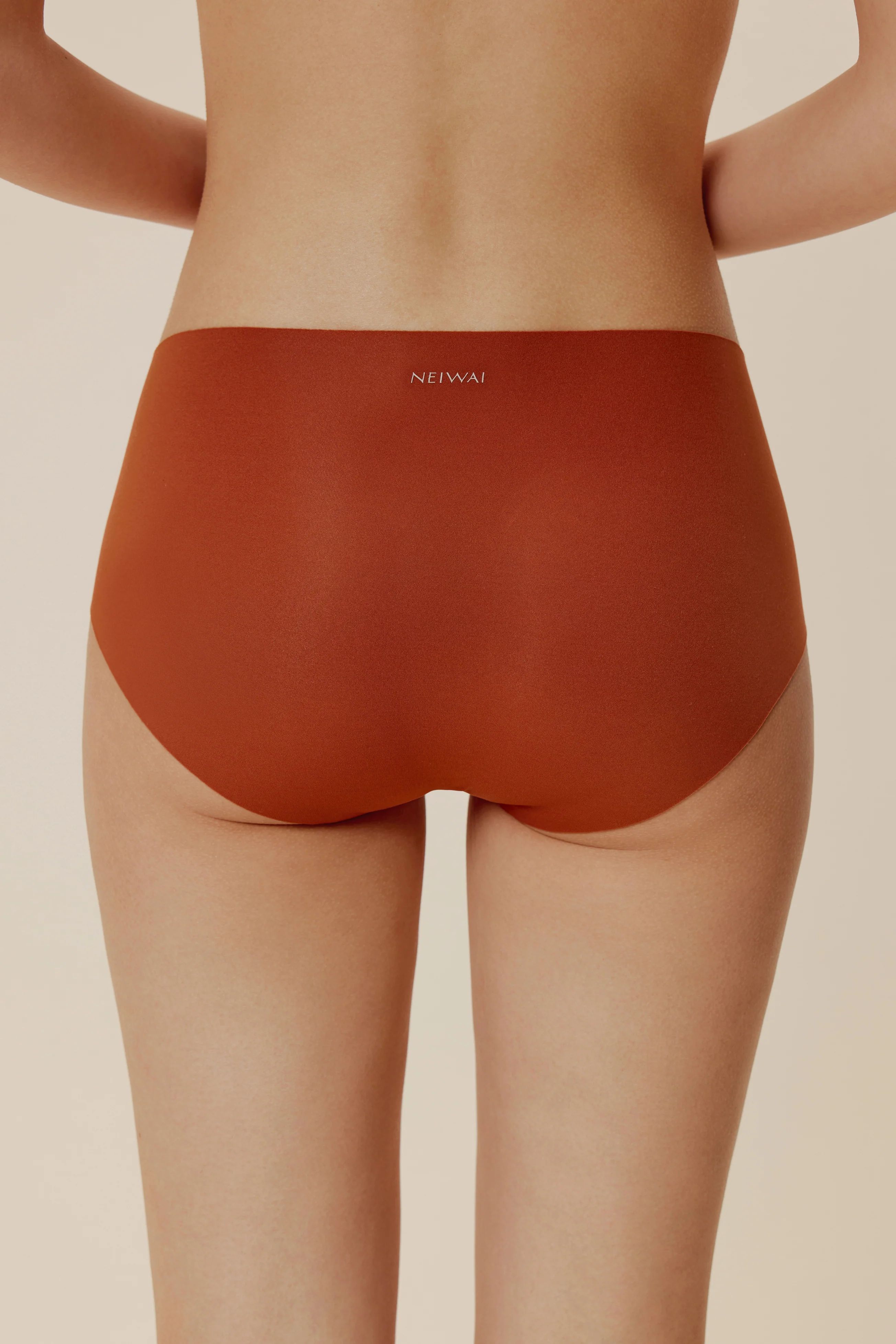 Cotton Barely Zero Mid Waist Brief | NEIWAI