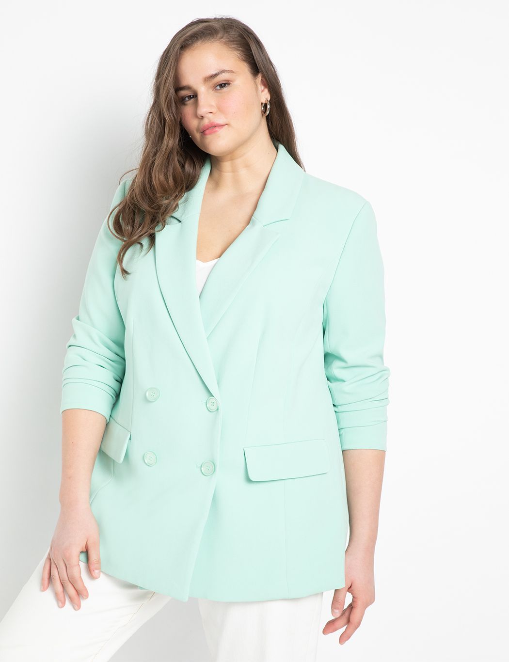 Double Breasted Blazer | Eloquii