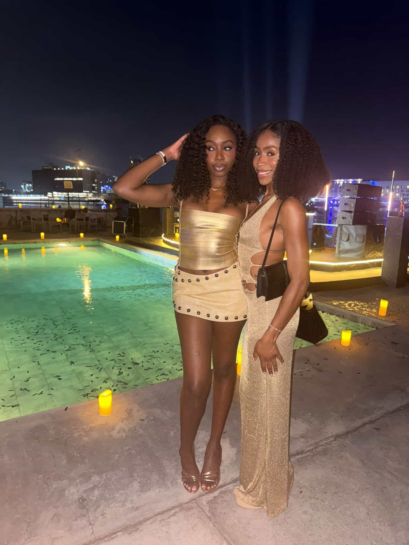 comfy gold heels (set is jadedldn) 