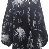 NYE Metallic Sweatshirt Small | Extremely Refined Boutique