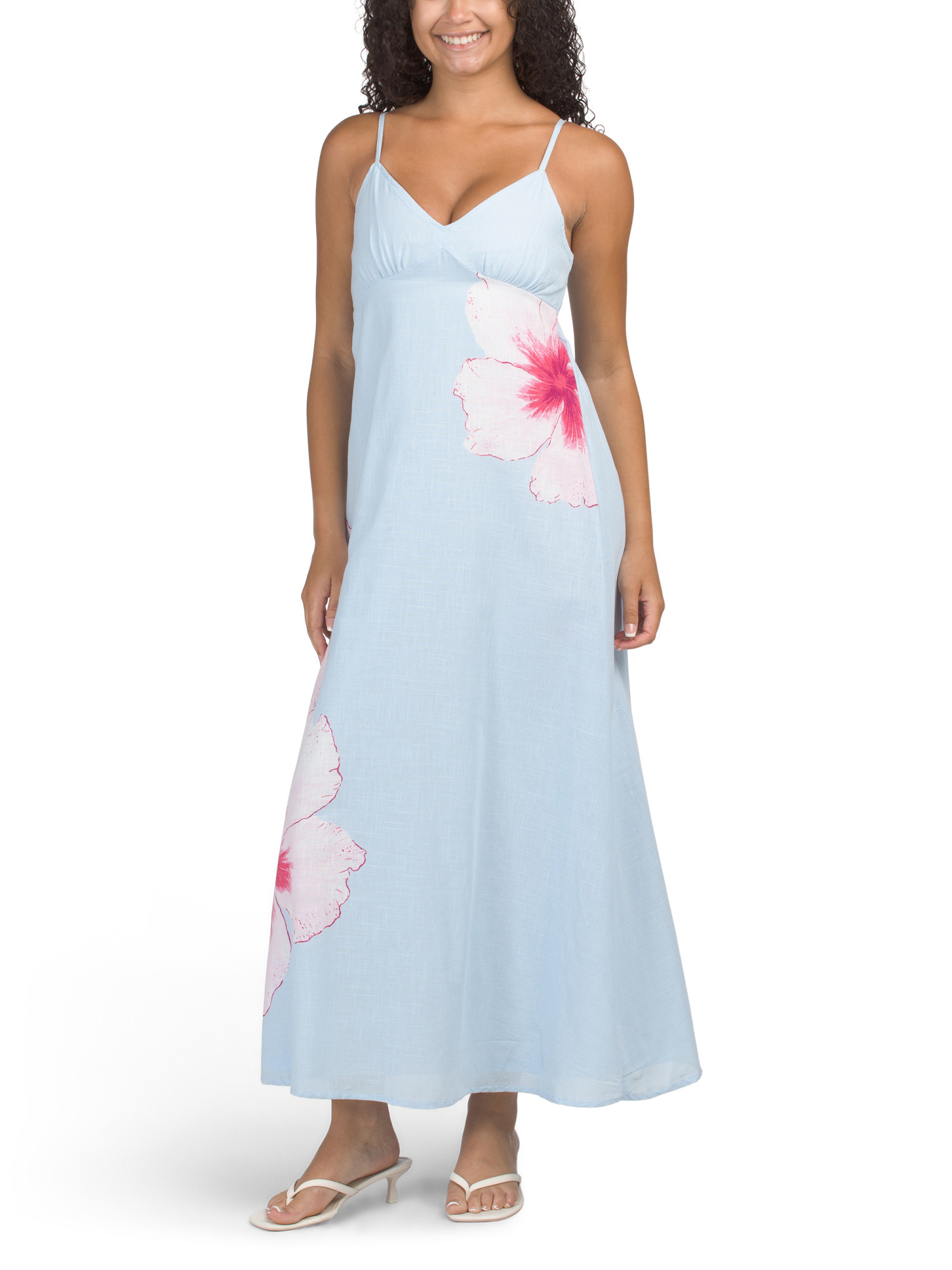 Placed Floral Maxi Dress | TJ Maxx