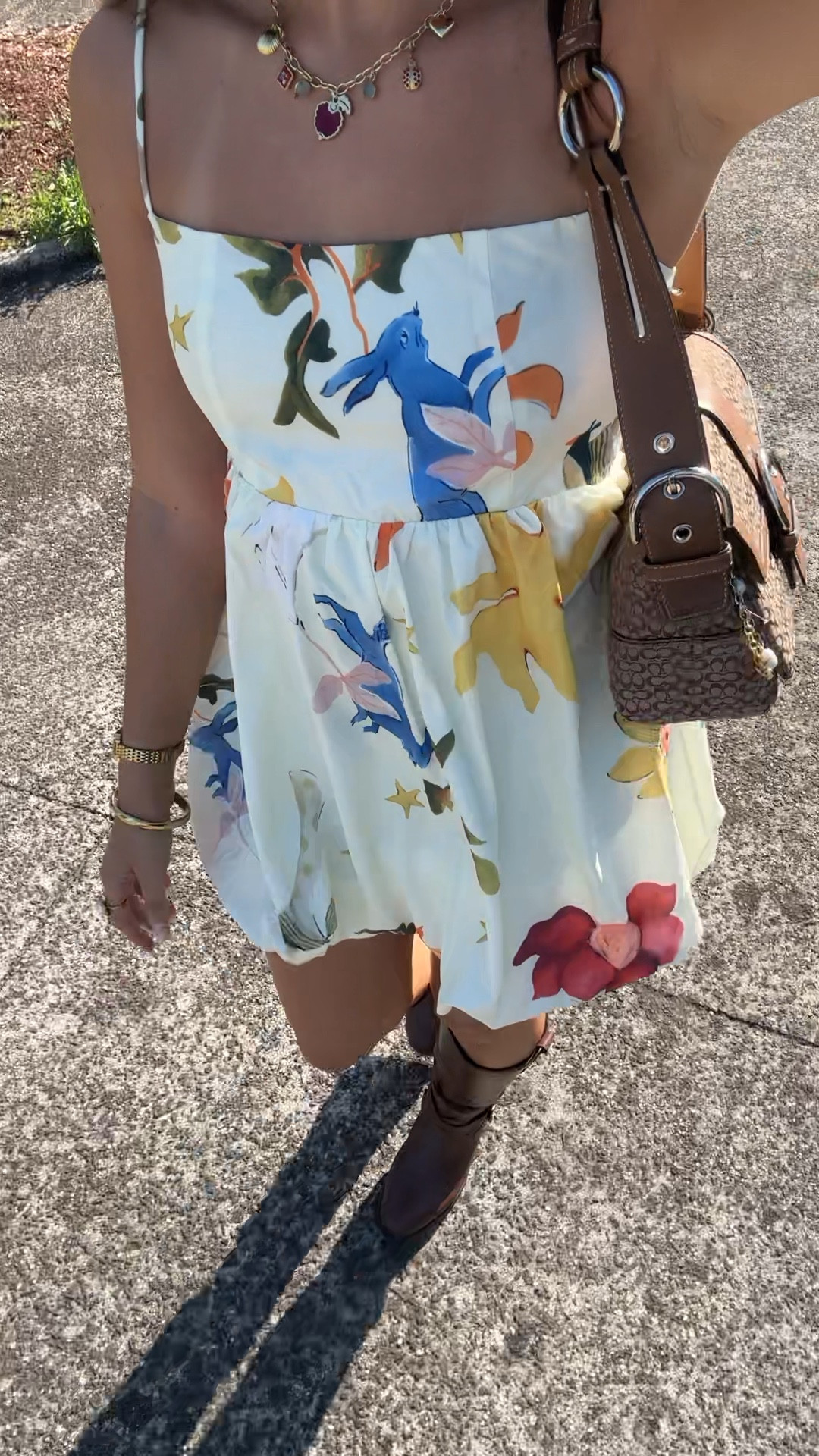my favourite mini dress i own 🥰

Wearing a bubble mini dress from Commense, vintage Coach bag and brown knee high boots

#LTKaustralia #LTKsummer #LTKstyletip