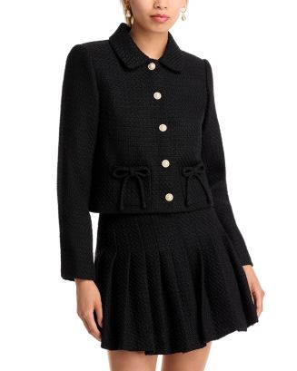 Bow Detailed Tweed Jacket - Exclusive | Bloomingdale's (US)