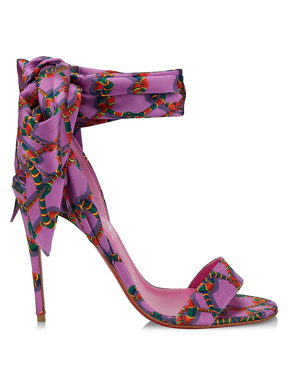 Sandale Du Desert 100 Silk High-Heel Sandals | Saks Fifth Avenue