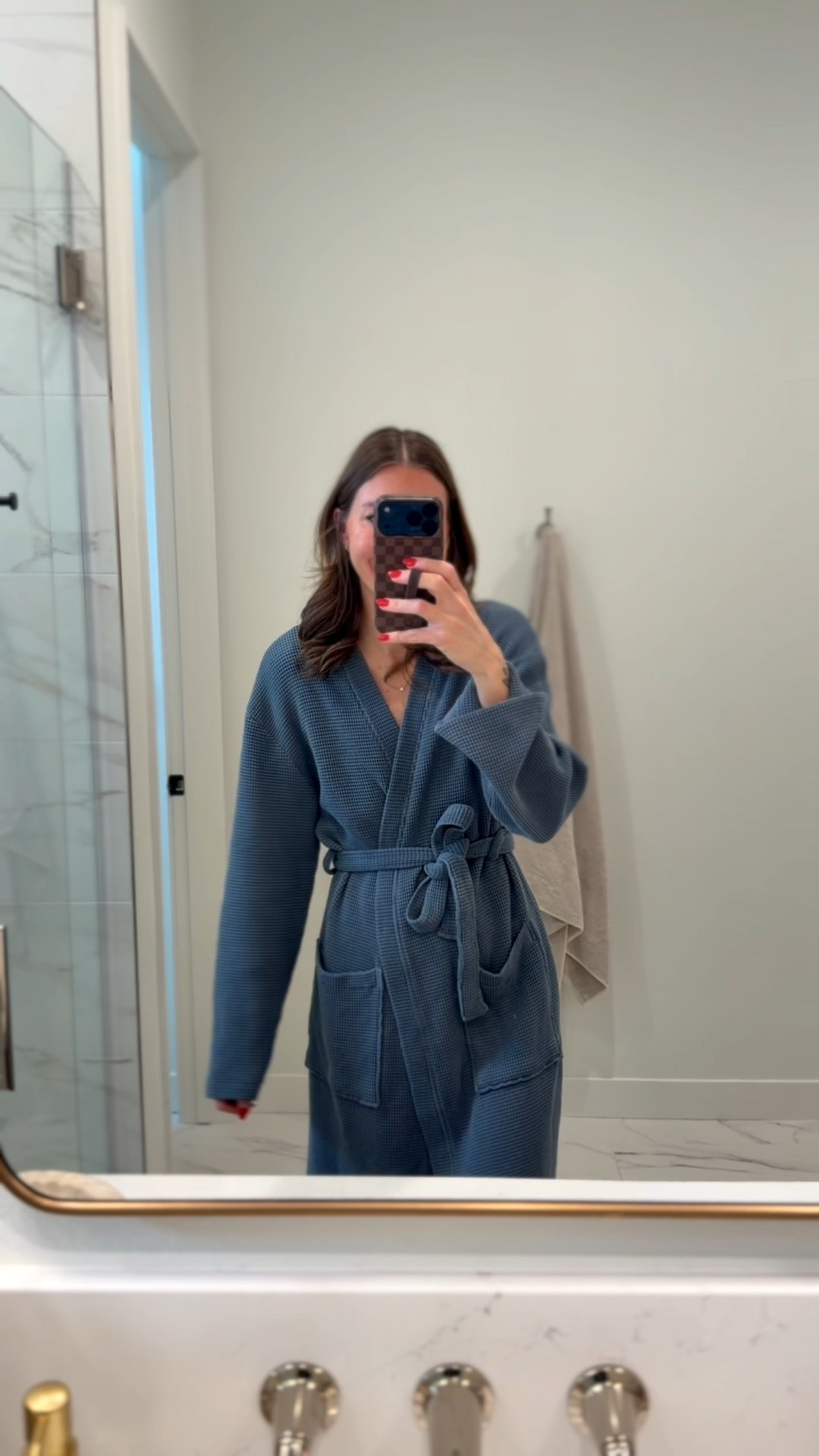 OMG, the coziest robe from @cariloha! #ad I love wrapping up in comfort while I get ready in the mornings and enjoy my morning coffee and this robe is my favorite. This is the Marine Blue color (I’m wearing a L/XL for extra comfort) and it’s the perfect washed blue color. I also have the white color and it’s the perfect spa-like robe. Use code FRENGPARTY35 for 35% off sitewide! #livecariloha


#LTKmomlife #LTKselfcare #LTKmorningroutine