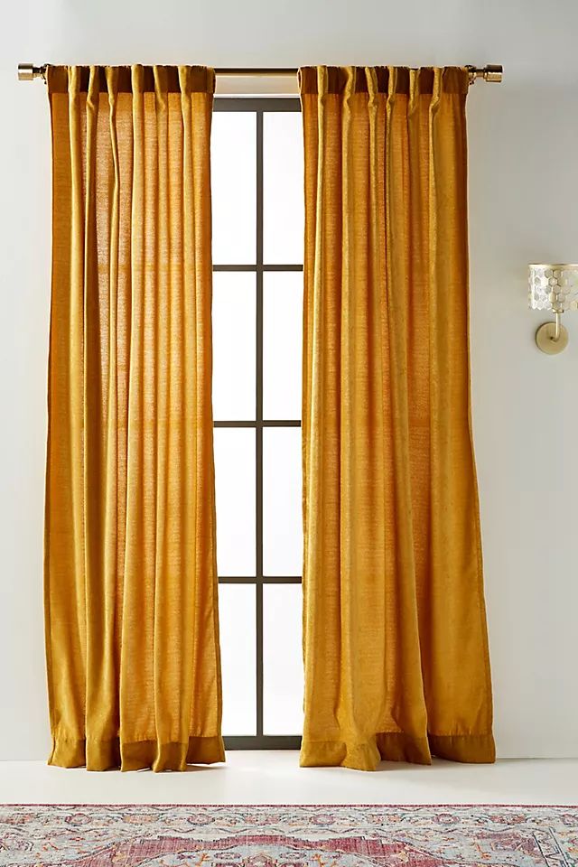 Chenille Curtains, Set of 2 | Anthropologie (US)