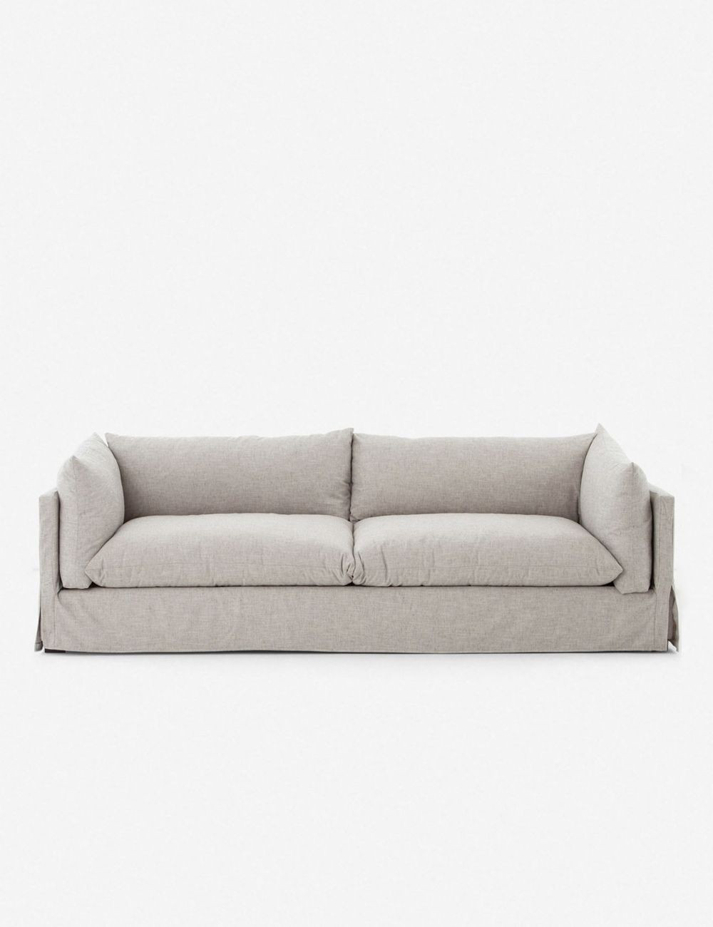 Arlen Slipcover Sofa, Light Gray | Lulu and Georgia 