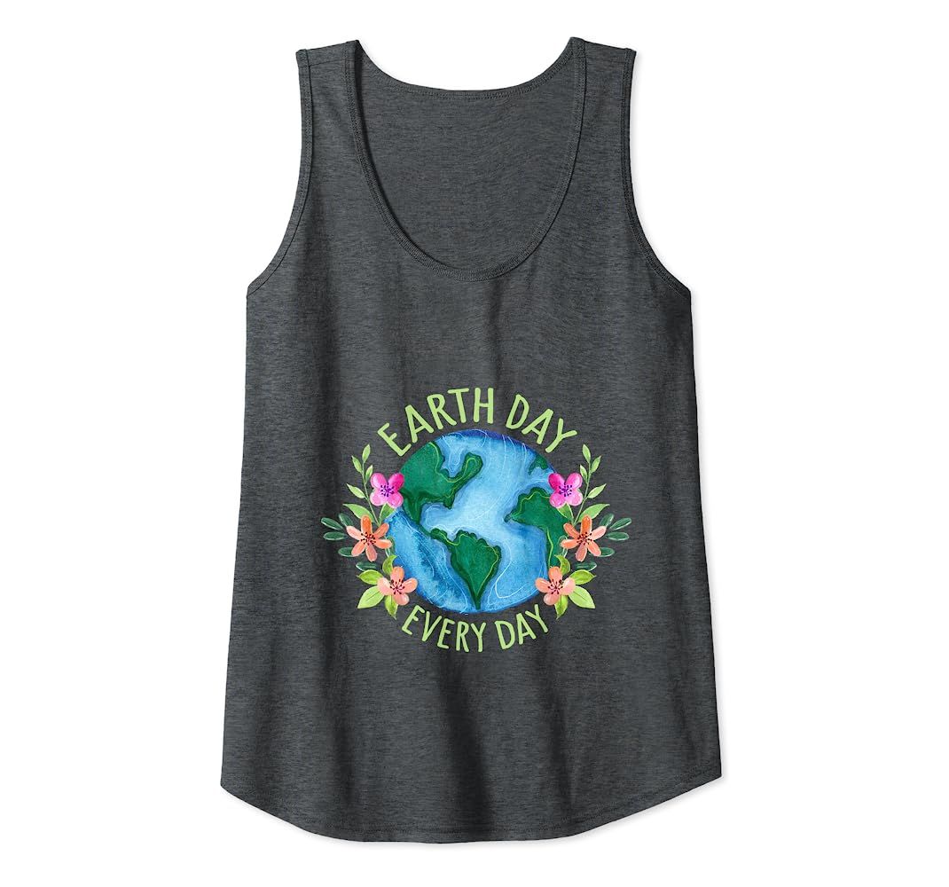 Earth Day Everyday Save The Planet Mother Earth Environment Tank Top | Amazon (US)