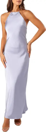 Hadley Satin Halter Dress | Nordstrom