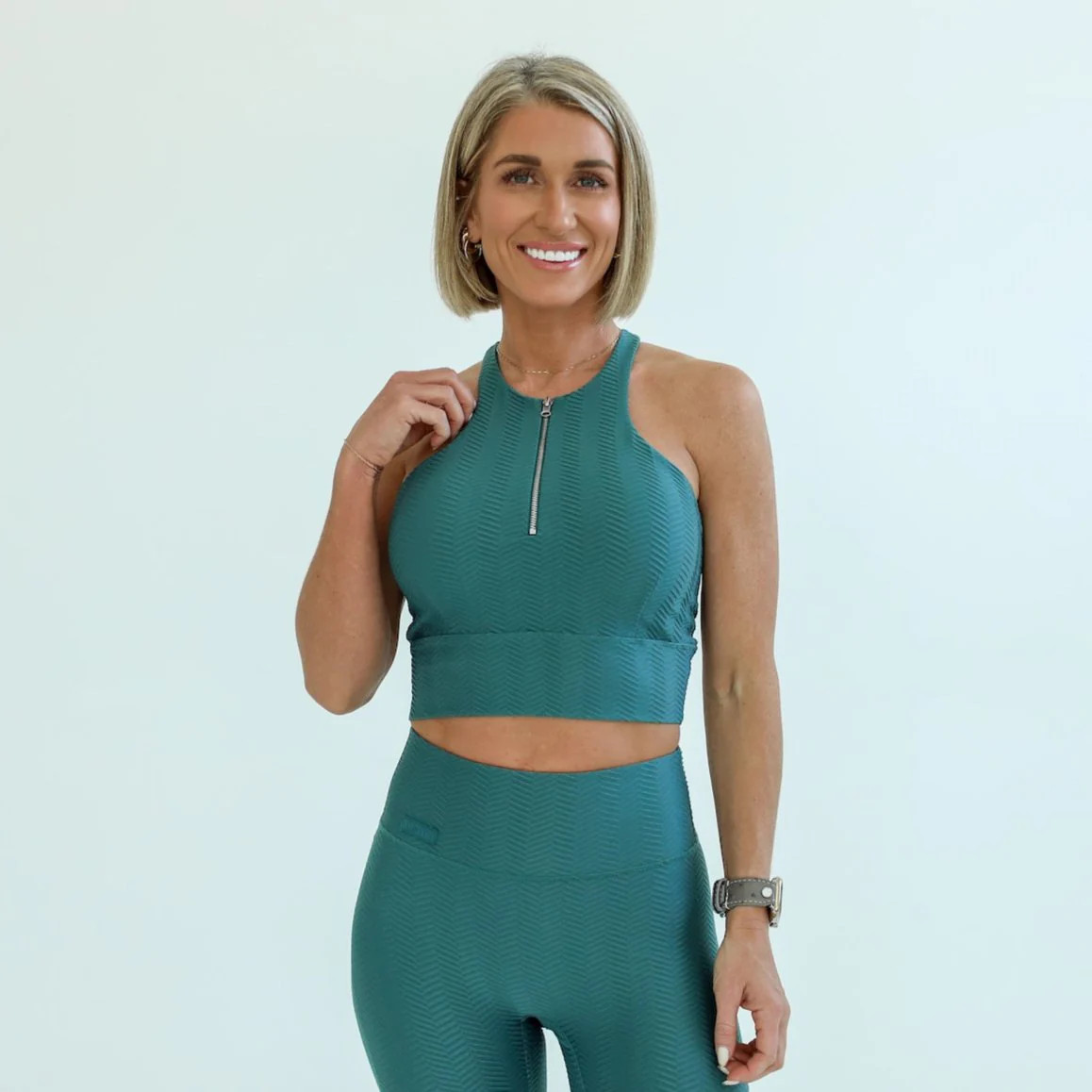 Herringbone Long Line Bra | Day1 Fitness