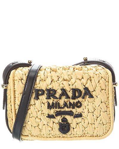 Crochet & Leather Shoulder Bag | Gilt & Gilt City