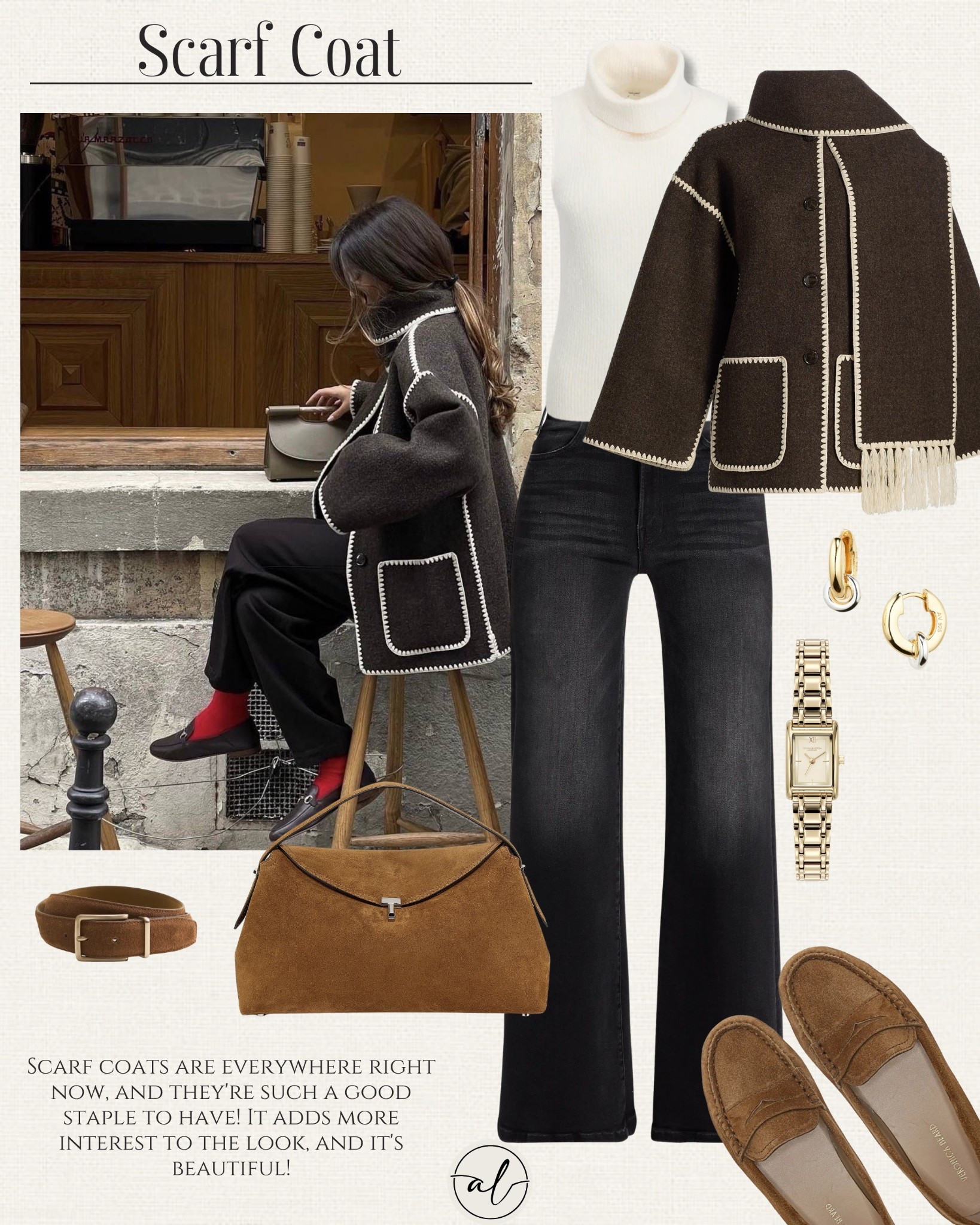 Winter outfit - Scarf coat: scarf coats are everything right now, and they are such a good staple to have! It adds more interest to the look and it’s beautiful! 

#LTKSeasonal #LTKU #LTKStyleTip