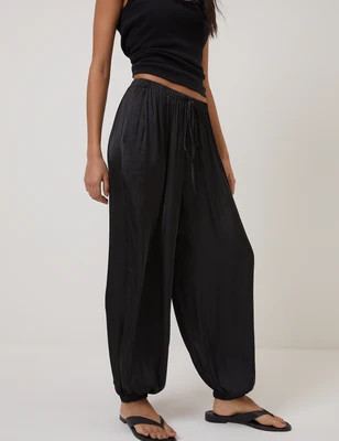 Black Balloon Trousers | Nobody's Child