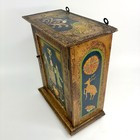 Antique c.1908 Primitive Wood Hand Painted Folk Art  Spice Cabinet Pennsylvania | eBay | eBay US