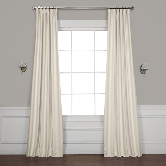 HPD Half Price Drapes BOCH-LN1856-108 Faux Linen Blackout Room Darkening Curtain (1 Panel), 50 X ... | Amazon (US)