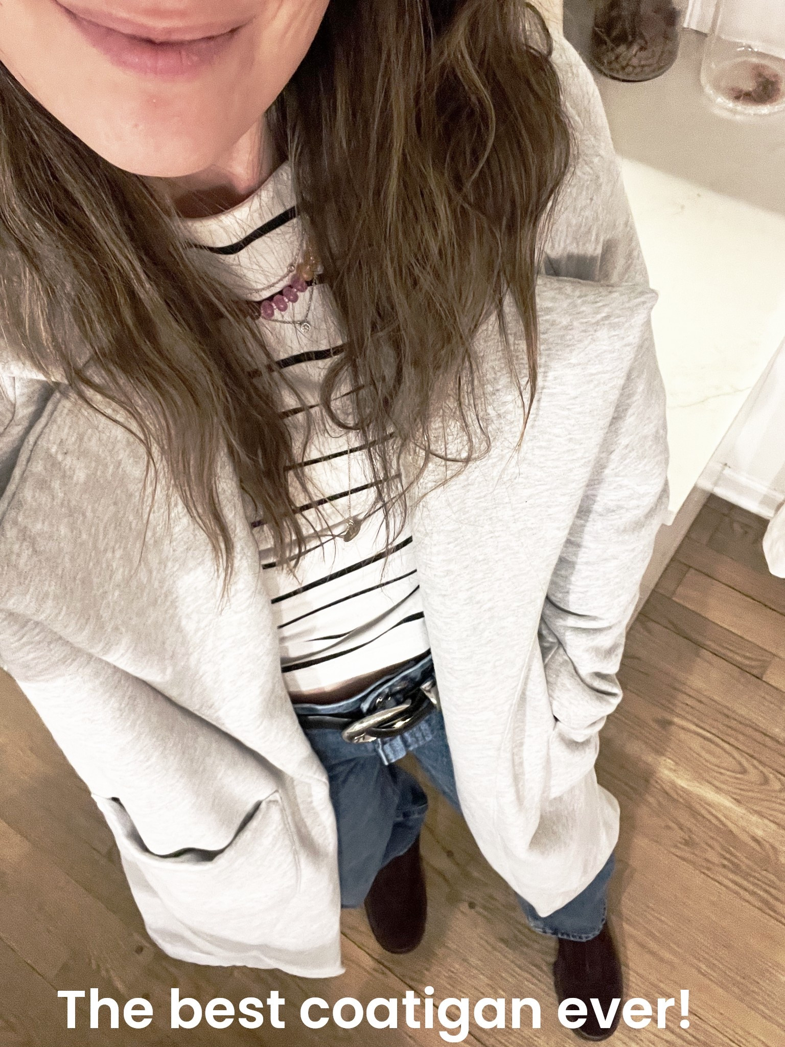 This sweatshirt cardigan is the best!!!

#LTKgrwm #LTKOver40 #LTKootd