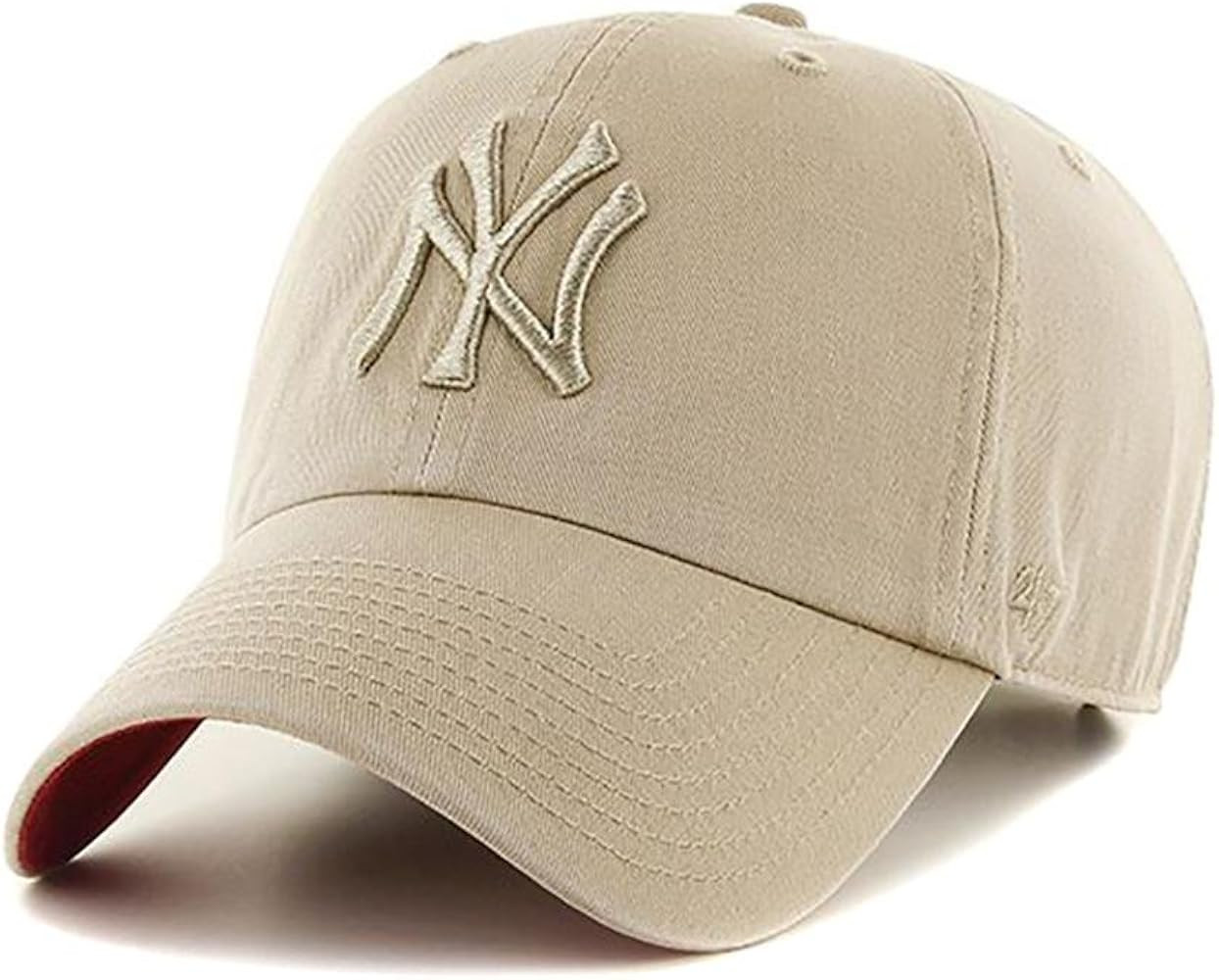 Brand New York Yankees Clean Up MLB Strapback Hat Cap Khaki/Navy | Amazon (US)