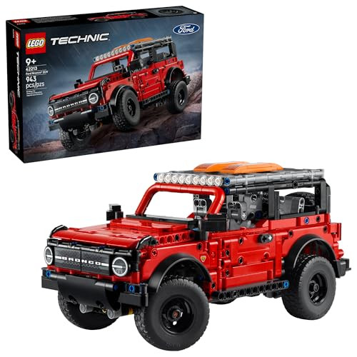 LEGO Technic Ford Bronco Kids Toy Car - Building Toy for Boys and Girls, Ages 10+ - Car Model Kit - Makes a Cool Birthday Gift for Kids - Authentic Ford Bronco Trim & Details - 42213 | Amazon (US)