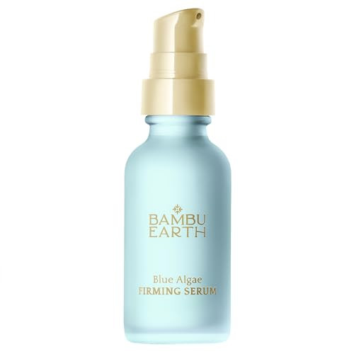 Bambu Earth Blue Algae Firming Serum for Face - Hydrating Face Serum with Nourishing Botanicals & Antioxidants from Blackberry Seed & Prickly Pear Oils - Reduces Fine Lines & Skin Renewal - 1 Fl. oz | Amazon (US)