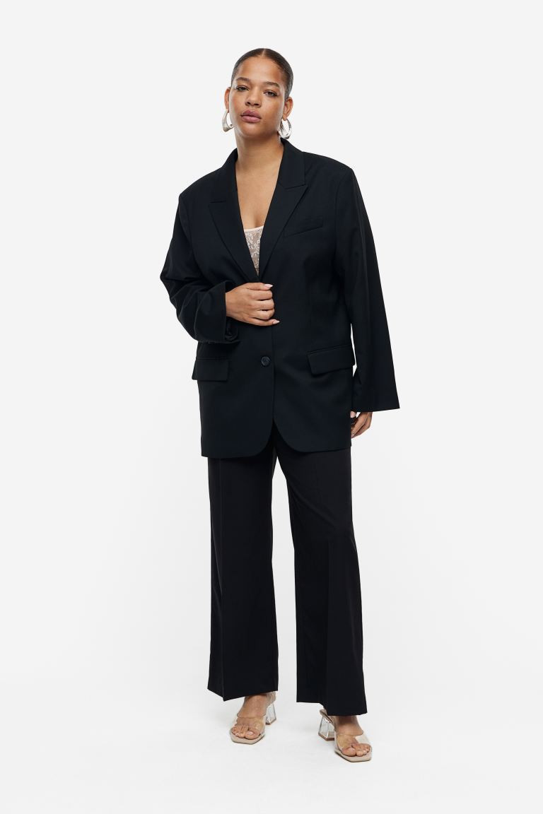 Oversized Blazer - Black - Ladies | H&M US | H&M (US + CA)