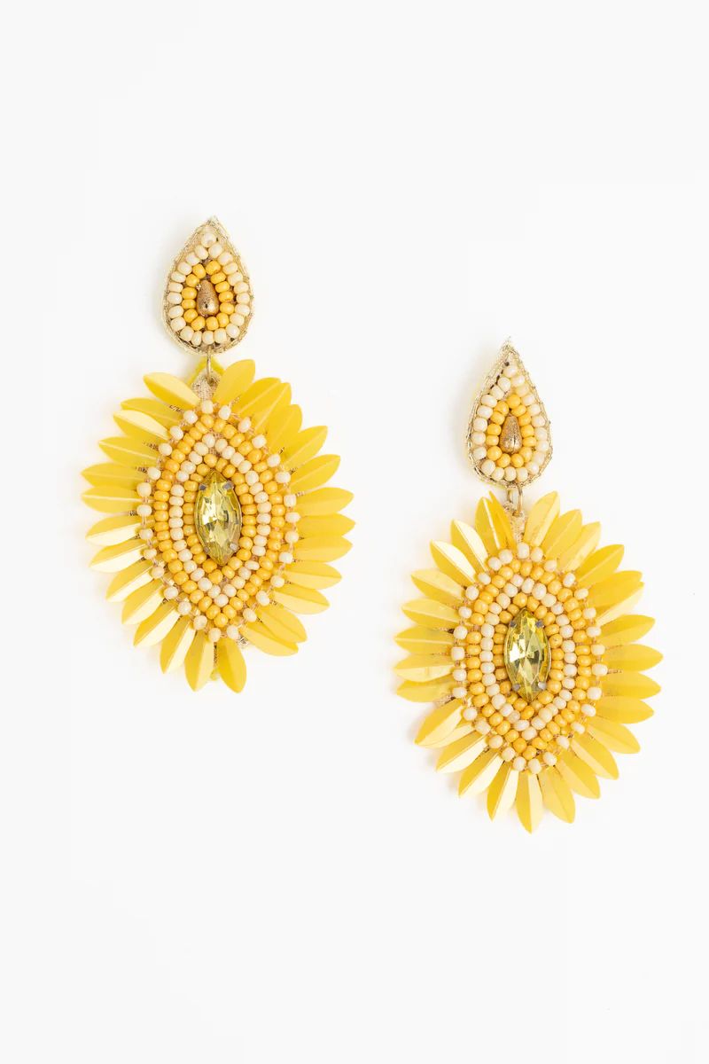 Cora Earrings- Yellow | Avara