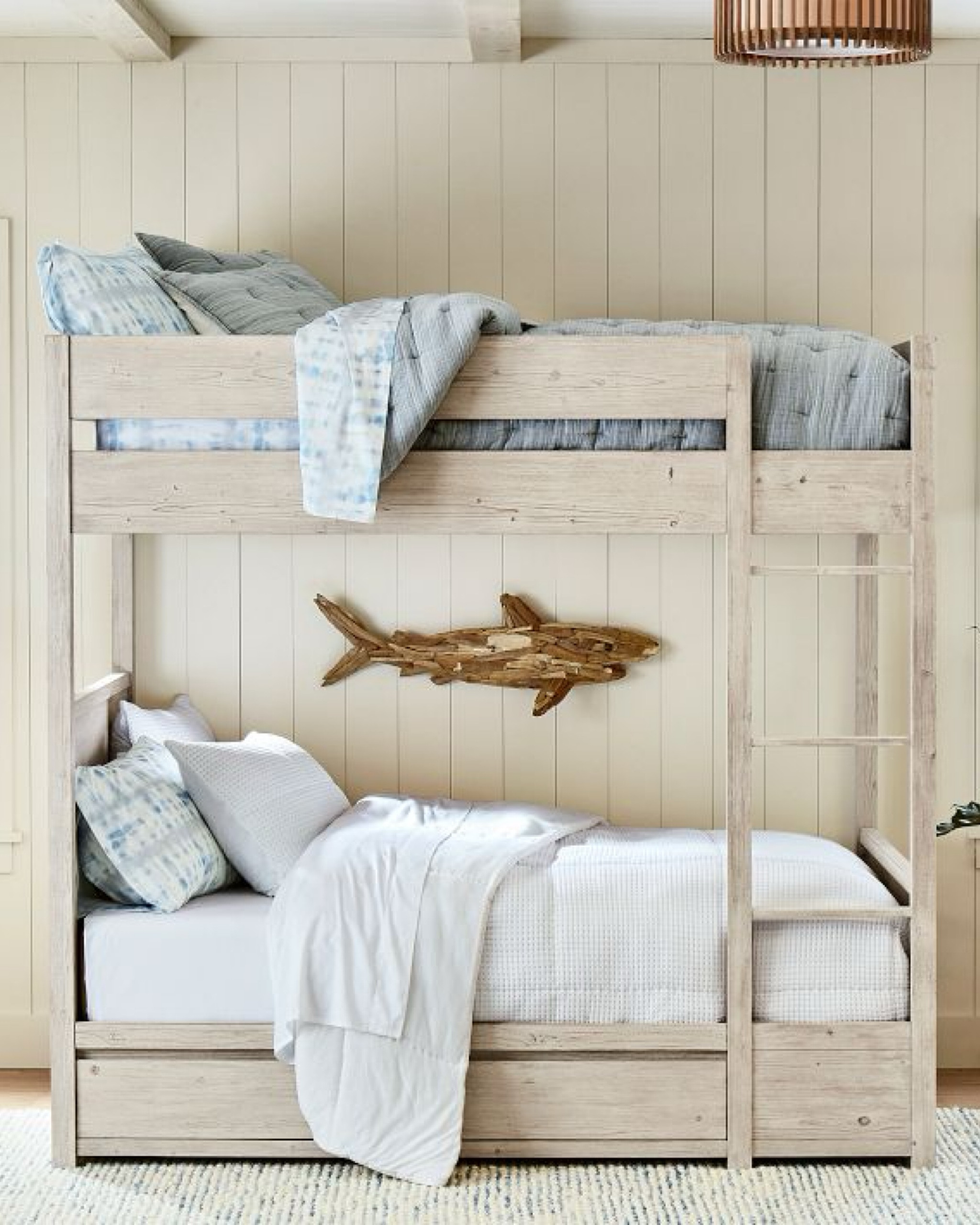 Need extra space for family visits or a room refresher this summer? This gorgeous Costa collection full-size bunk bed features two reversible, spacious drawers to keep your space organized and provides storage for clothes or blankets. The water-based finish is hand applied in multiple applications for a beautiful and durable finish.

#LTKHome #LTKKids