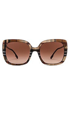 Burberry Caroll in Birch Brown Check & Dark Brown Gradient from Revolve.com | Revolve Clothing (Global)