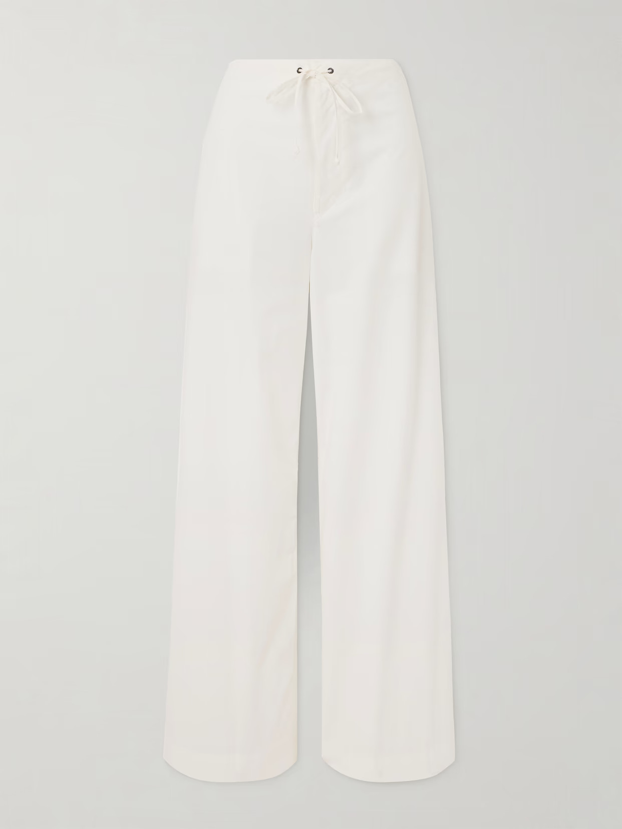 Nili Lotan - Kai Cotton Wide-leg Pants - White - large | NET-A-PORTER APAC