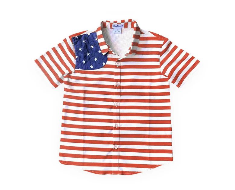 USA Short Sleeve Shirt | BlueQuail Clothing Co.
