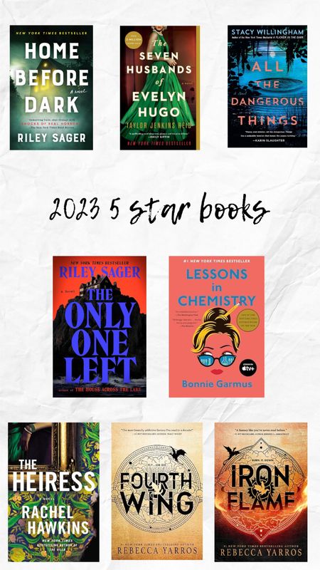 My 5 star rated books of 2023. I am on number 36 of the year and so far these were my 5⭐️ winners  