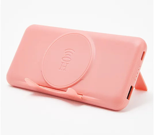 HALO 10,000mAH Wireless Power Bank with Kickstand - QVC.com | QVC