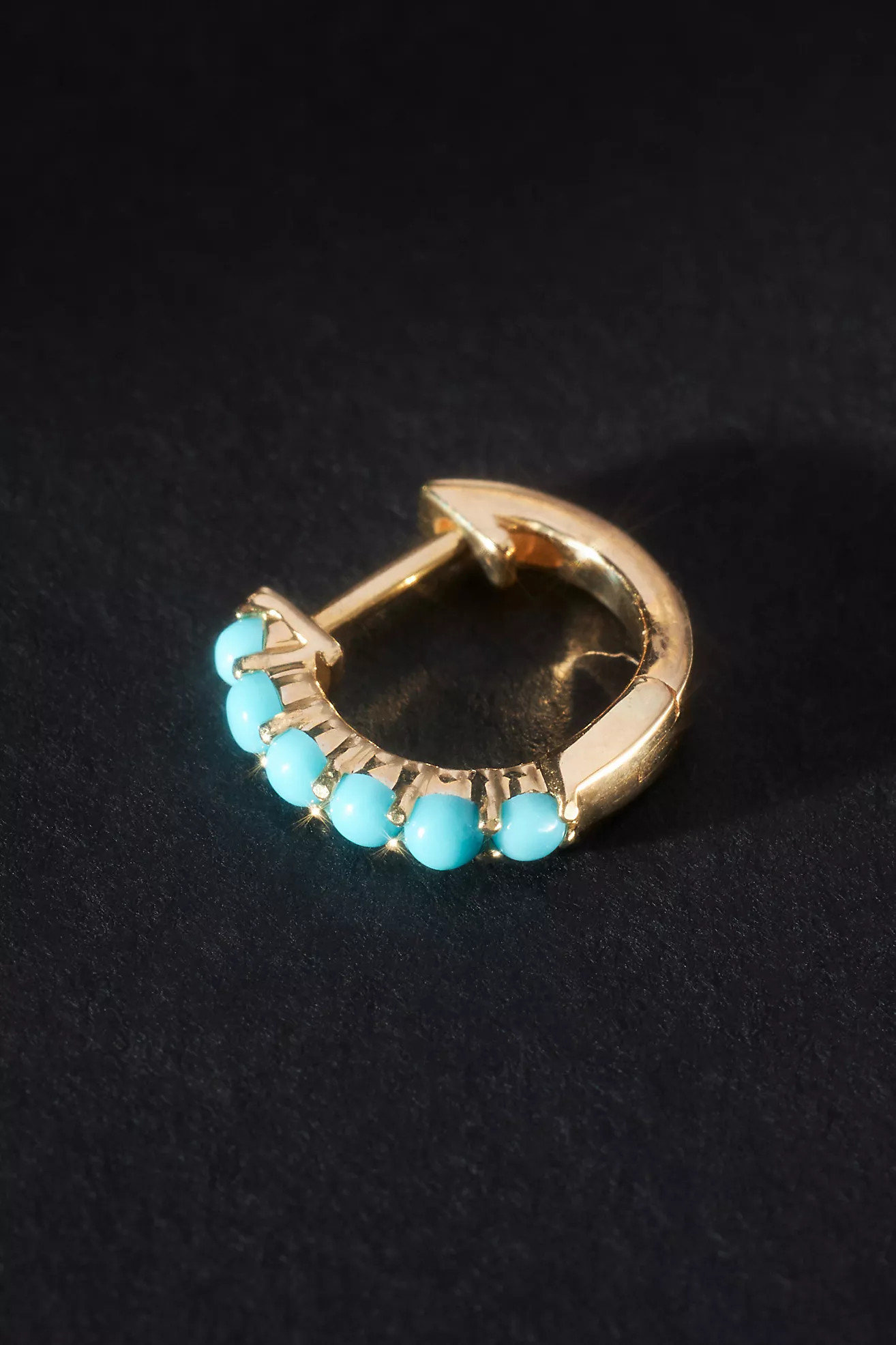 Luna Skye Turquoise Mini Hoop Earrings | Anthropologie (US)