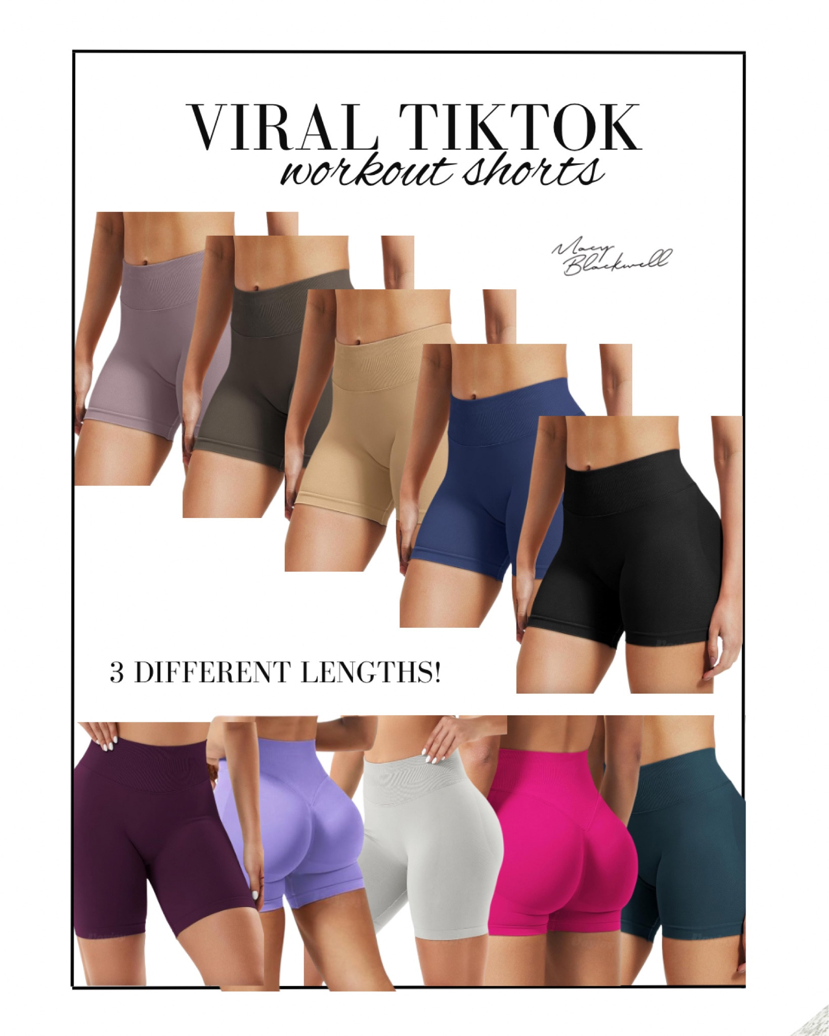 Women’s activewear 
TikTok workout shorts 

#LTKStyleTip #LTKFindsUnder50 #LTKActive