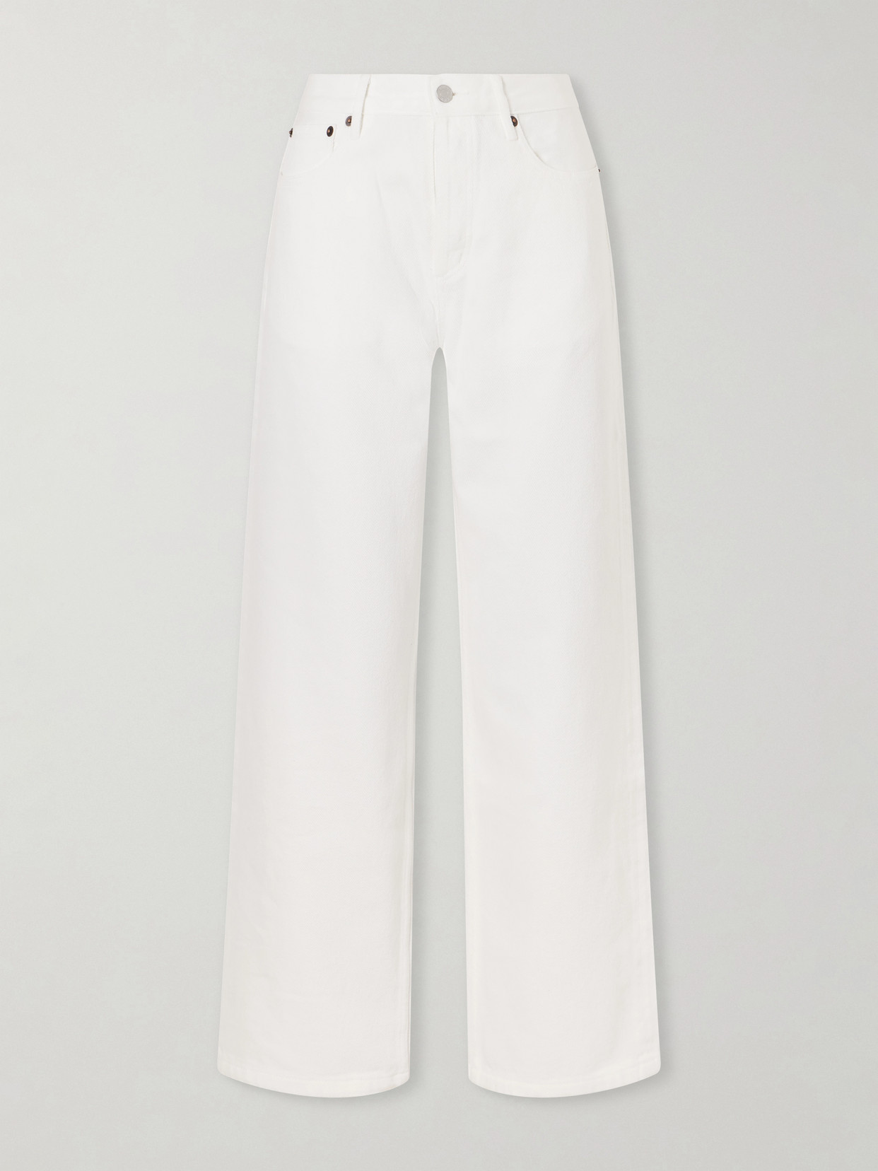 Still Here - Everyday Straight-leg Jeans - White | NET-A-PORTER (US)
