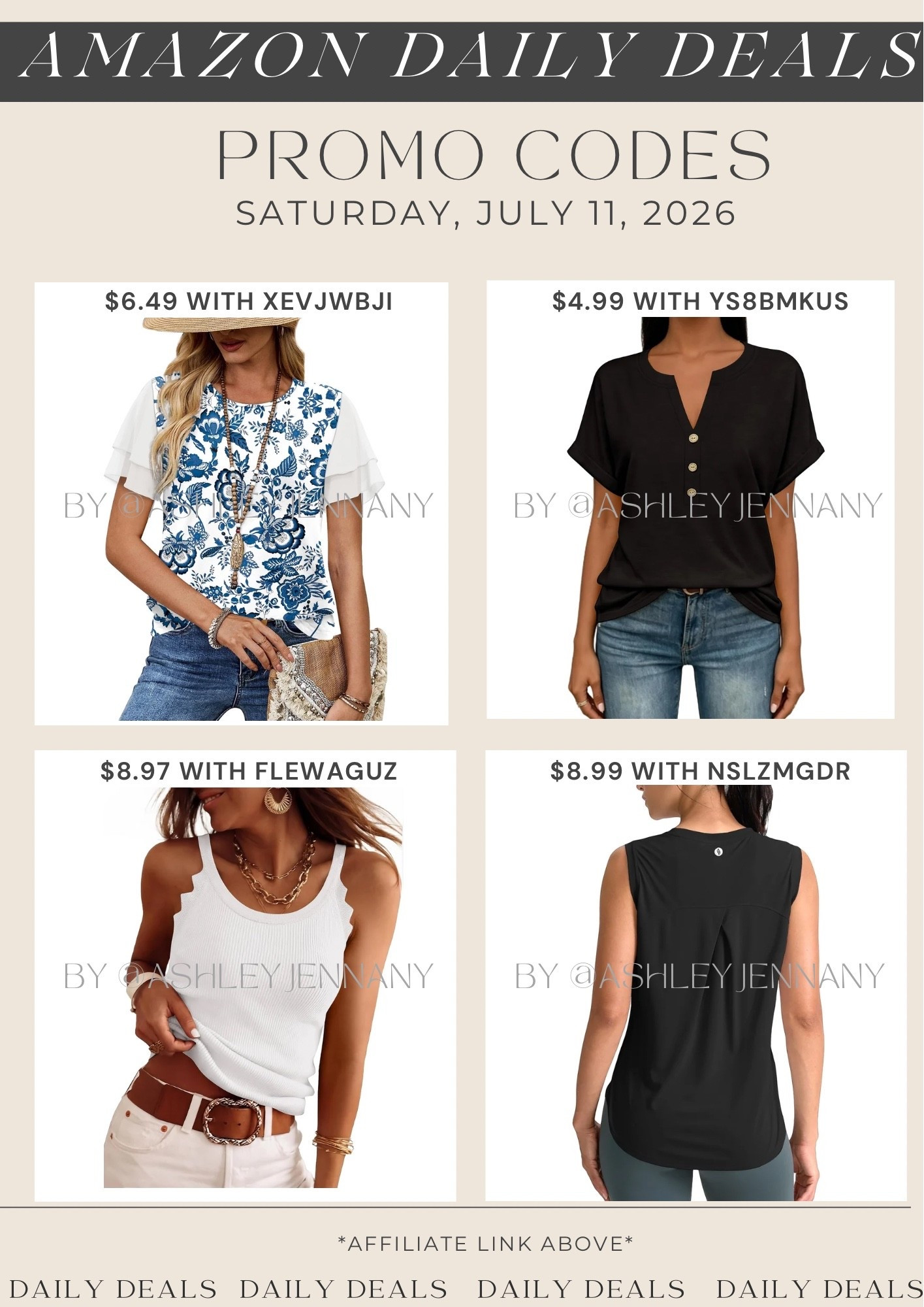 Amazon deals

#LTKSaleAlert #LTKMidsize #LTKootd