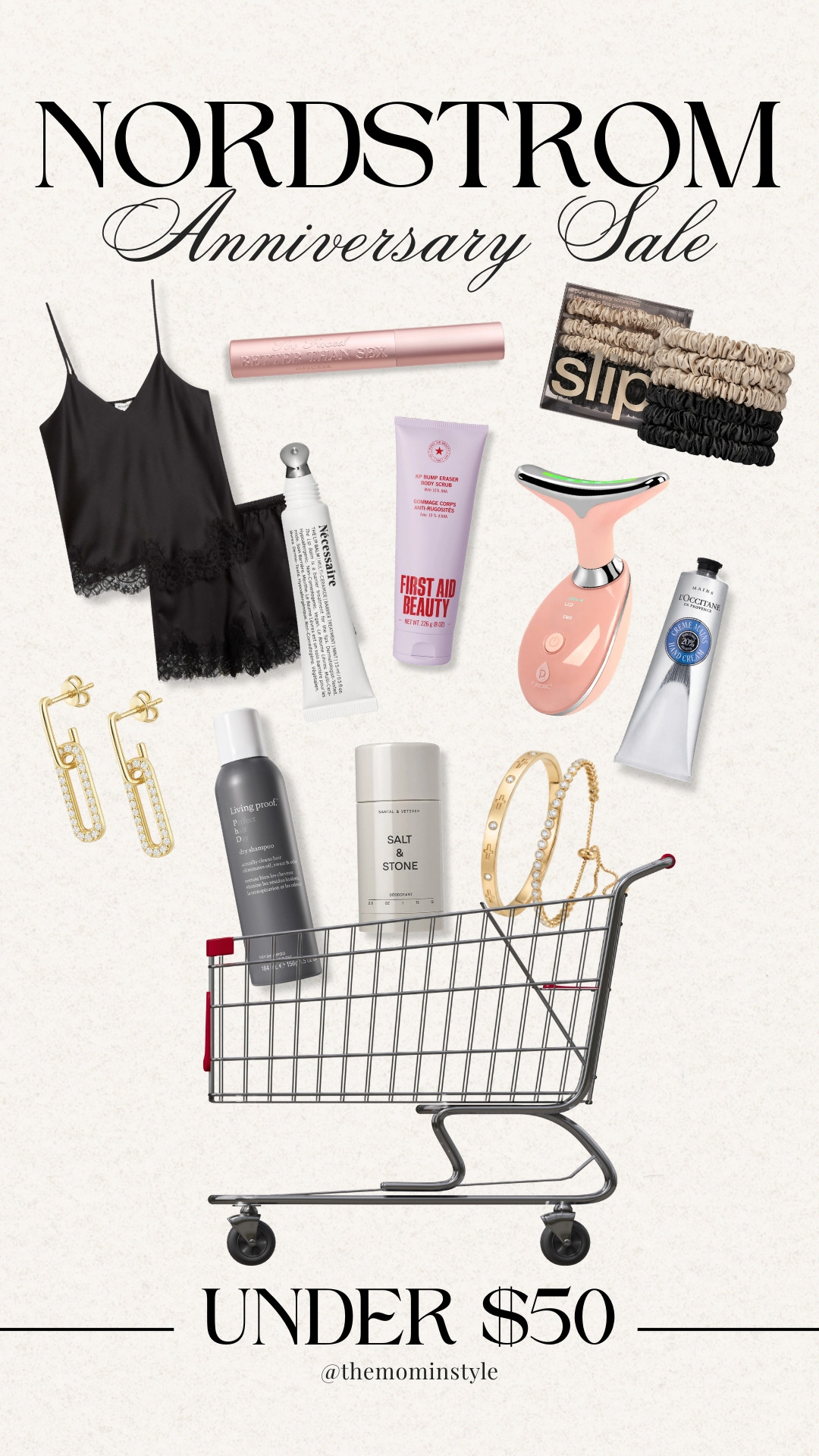 The Nordstrom Anniversary Sale is where I stock up on the little luxuries that I actually use all year. From beauty favorites and cozy sleepwear to jewelry and everyday essentials, these are the under $50 finds that always end up being the best purchases.

Nordstrom Anniversary Sale, Nordstrom sale finds, under $50 finds, affordable beauty favorites, luxury beauty deals, everyday essentials, cozy pajamas, gold jewelry, hair accessories, skincare favorites, TheMomInStyle

#LTKBeauty #LTKSaleAlert #LTKselfcare