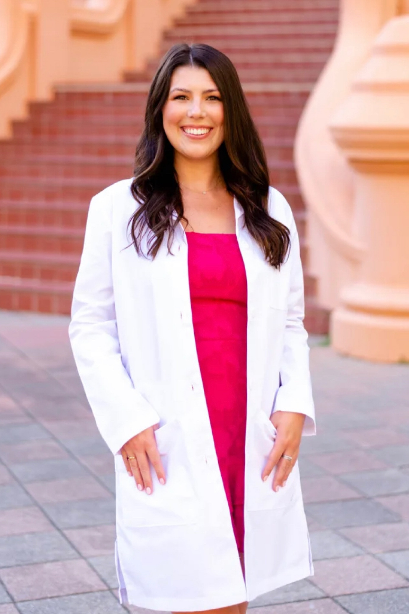 This magenta dress is perfect for a white coat ceremony or as a graduation dress for grad students or college!

#LTKunder50 #LTKFind