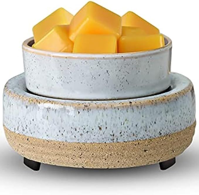 Ceramic Yankee Wax Warmer,Wax Melt Warmer,Wax Melter for Scented Wax, Jar Candles or Essential Oi... | Amazon (US)