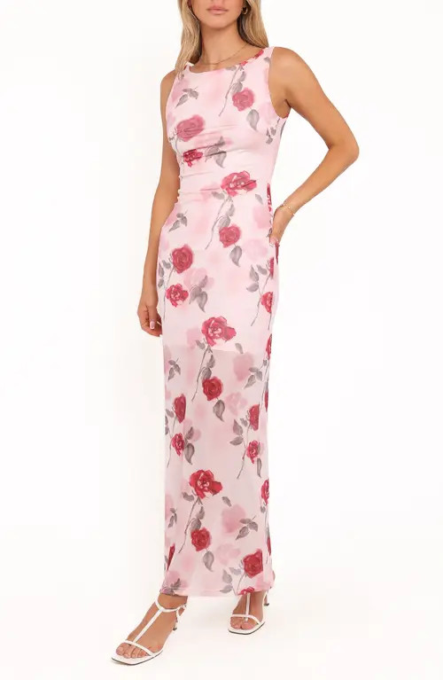 Petal & Pup Brissa Floral Print Sleeveless Dress in Pink Floral at Nordstrom, Size X-Small | Nordstrom