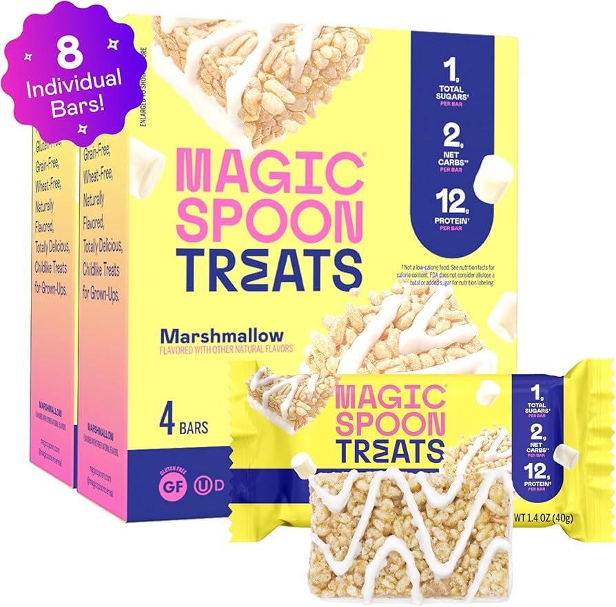 MAGIC SPOON Treats - High Protein, Low Carb, Keto Friendly, Low Sugar, Gluten Free, Crispy Protei... | Amazon (US)