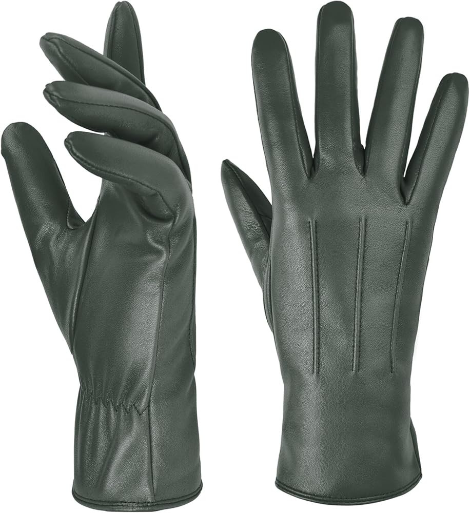 Harssidanzar Lambskin Leather Gloves GL017
        Womens, Winter, Warm, Cashmere Lining, Touchsc... | Amazon (US)