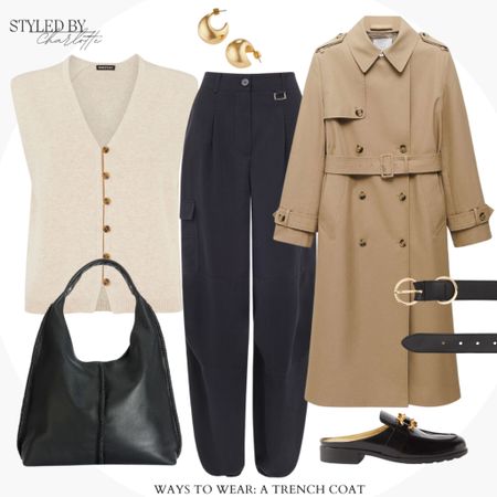 Trench coat outfits, trench coat, spring outfits, waistcoat, loafers, black belt, gold jewellery, chic outfit, chic stylee

#LTKeurope #LTKfindsunder100 #LTKstyletip