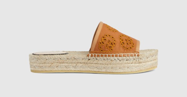 Women's Interlocking G espadrille sandal | Gucci (US)