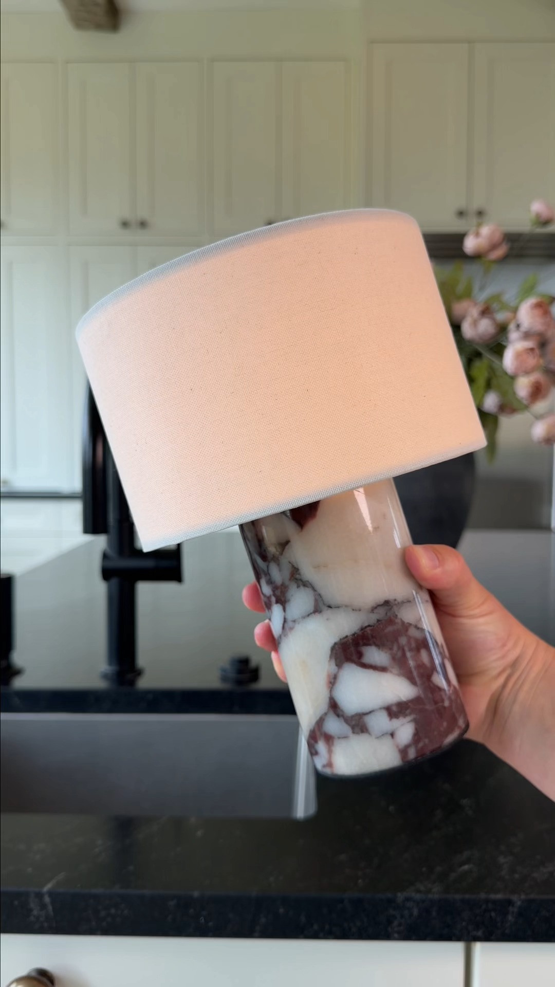 I bought this marble lamp because I wanted something that felt a little more custom than the typical table lamp 😅 The marble base gives it that high-end look, and it's one of those pieces people always ask me about when they come over.

It adds the prettiest glow and makes whatever corner it's in feel instantly more finished. 

 #LTKmomlife #LTKvlog #LTKHome